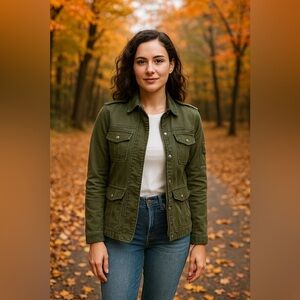 EUC Kensie Women's Utility Jacket Size Medium